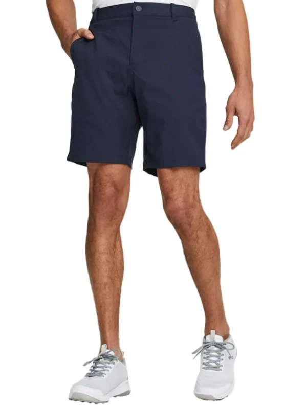 Men Puma Shorts< Dealer 8-Inch Golf Shorts - Navy Blazer