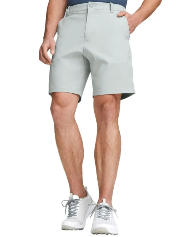 Men Puma Shorts< Dealer 8-Inch Golf Shorts - Ash Grey