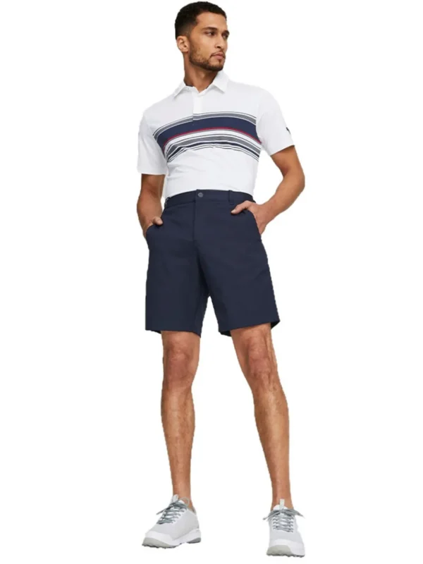 Men Puma Shorts< Dealer 8-Inch Golf Shorts - Navy Blazer