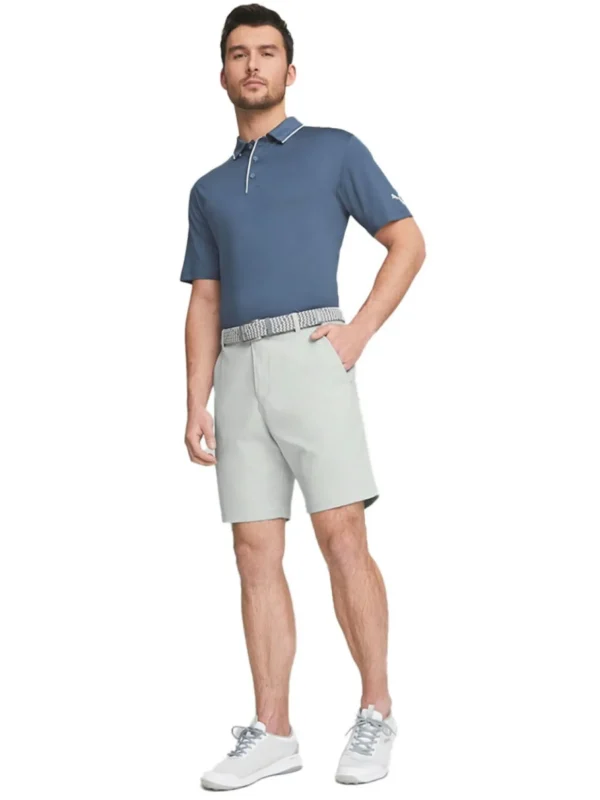 Men Puma Shorts< Dealer 8-Inch Golf Shorts - Ash Grey