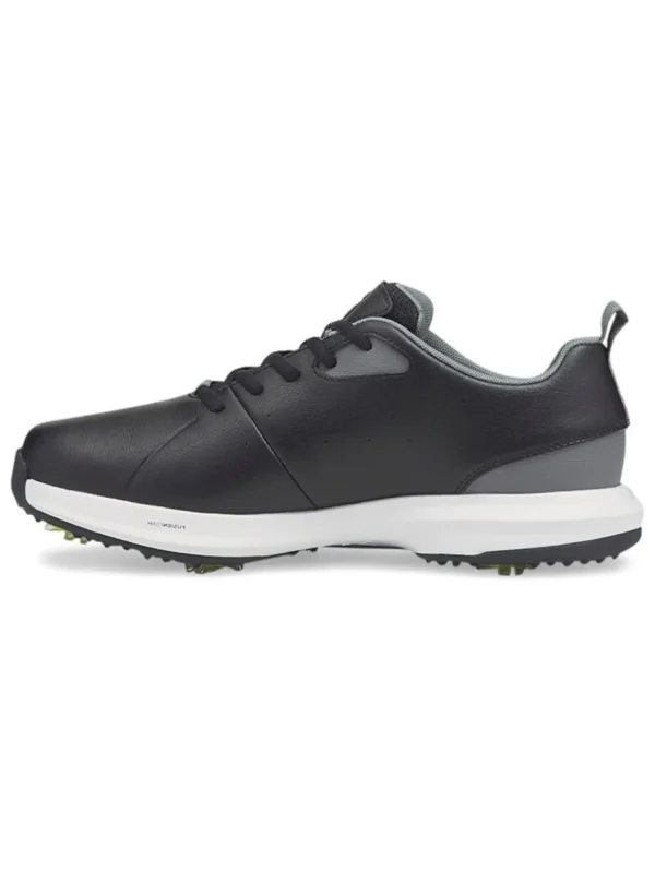 Men Puma Mens Golf Shoes< Fusion Fx Wide Golf Shoes - Black/ Silver/Quiet Shade