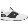 Men Puma Mens Golf Shoes< Ignite Elevate Wide Golf Shoes - White/ Black