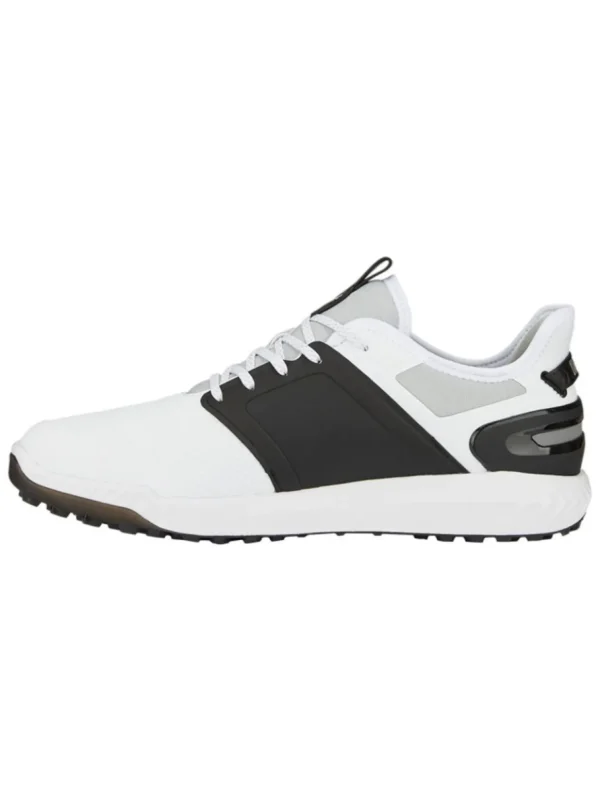 Men Puma Mens Golf Shoes< Ignite Elevate Wide Golf Shoes - White/ Black