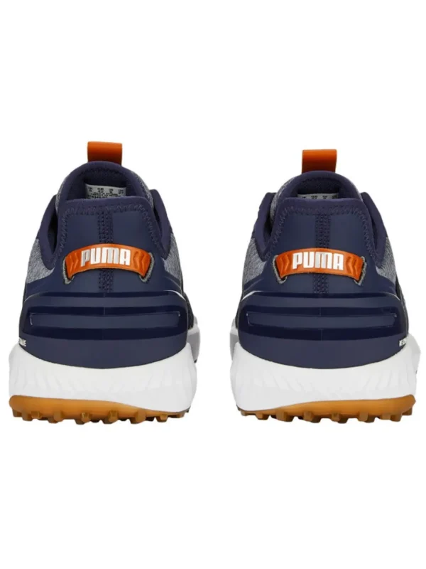 Men Puma Mens Golf Shoes< Ignite Elevate Wide Golf Shoes - Navy/ Silver