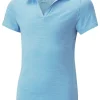 Kids Puma Shirts< Jr Girl'S Cloudspun Coast Golf Polo - Day Dream Heather