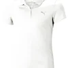 Kids Puma Shirts< Jr Girls Essential Golf Polo - Bright White