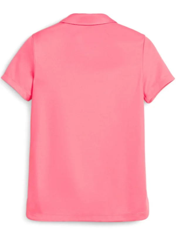 Kids Puma Shirts< Jr Girls Essential Golf Polo - Strawberry Burst