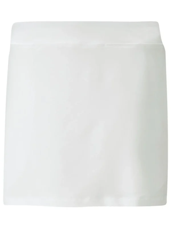 Kids Puma Skorts & Dresses< Jr Girls Knit Golf Skort - Bright White