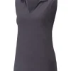 Women Puma Shirts< Women'S Cloudspun Coast Sleeveless Golf Polo - Navy Blazer