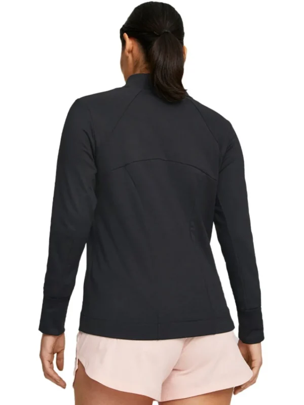 Women Puma Jumpers< Women'S Cloudspun Heather Full Zip Golf Jacket - Black Heather