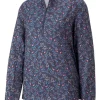 Women Puma Jumpers< Women'S Floral Cloudspun 1/4-Zip Golf Pullover - Navy Blazer/Loveable