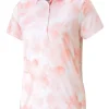 Women Puma Shirts< Women'S Mattr Cloudy Golf Polo - Loveable