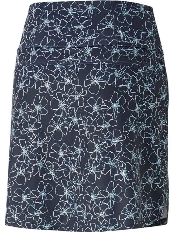 Women Puma Skorts & Dresses< Women'S Pwrmesh Island Flower Skort - Navy Blazer/Bright White