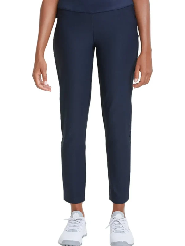 Women Puma Pants< Women'S Pwrshape Golf Pants - Navy Blazer