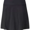 Women Puma Skorts & Dresses< Women'S Pwrshape Solid Woven Skort - Black