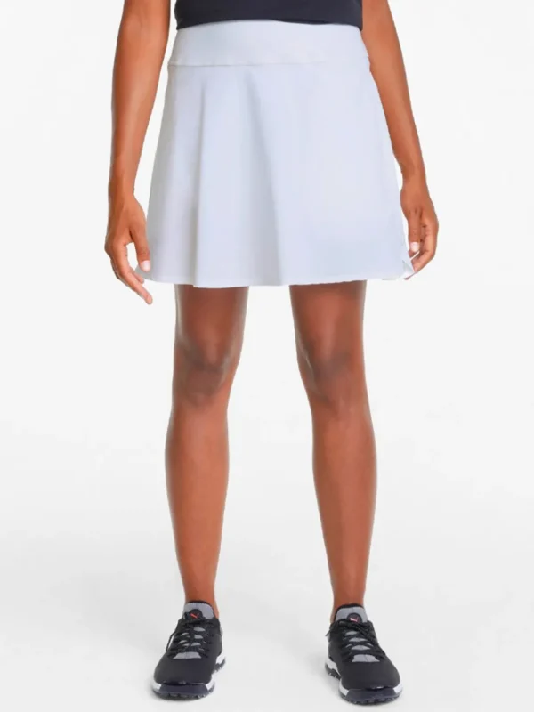 Women Puma Skorts & Dresses< Women'S Pwrshape Solid Woven Skort - Bright White