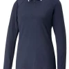 Women Puma Shirts< Women'S Youv Ls Golf Polo - Navy Blazer Heather