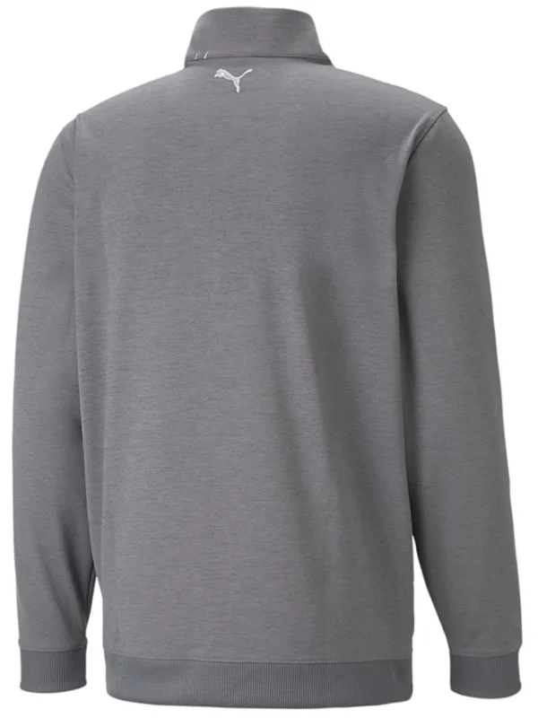 Men Puma Jumpers< X Arnold Palmer Cloudspun Castle Quarter-Zip - Quiet Shade Heather