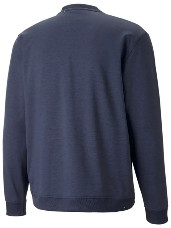 Men Puma Jumpers< X Arnold Palmer Cloudspun V-Neck Sweater - Navy Blazer Heather