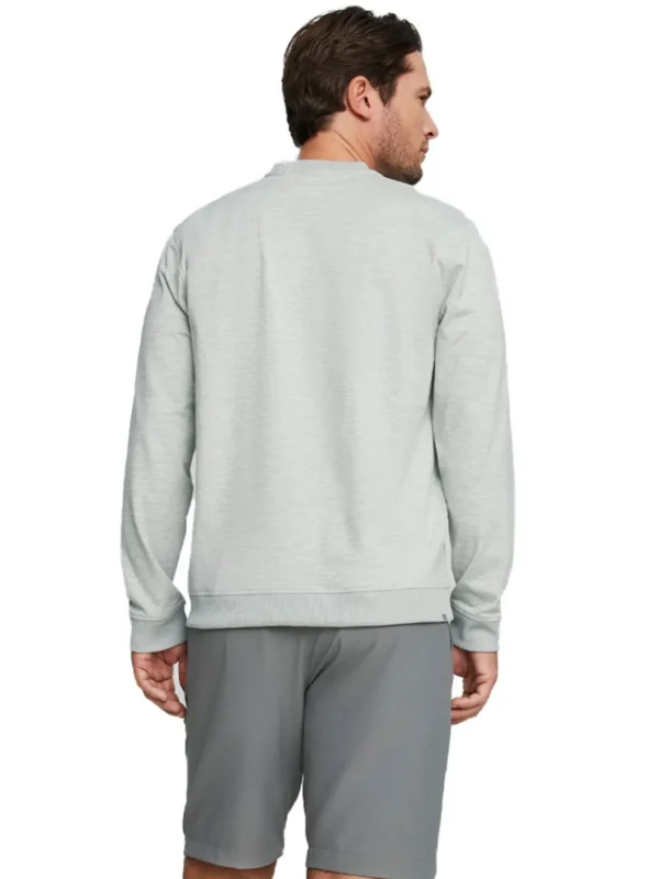 Men Puma Jumpers< X Arnold Palmer Cloudspun V-Neck Sweater - High Rise Heather