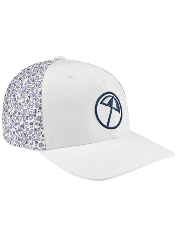 Puma Caps< X Arnold Palmer Drinks P Cap - Bright White/Vivid Violet