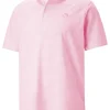 Men Puma Shirts< X Arnold Palmer Mattr Traditions Polo - Pale Pink/Bright White