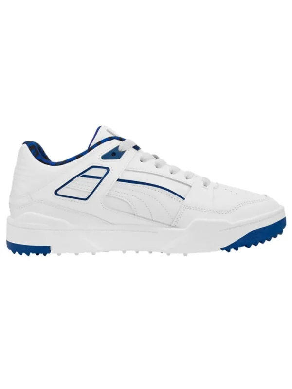 Men Puma Mens Golf Shoes< X Hoops Slipstream G Golf Shoes - White/Clyde Royal