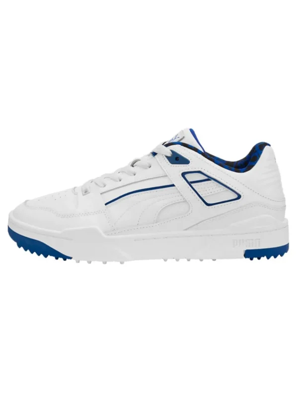 Men Puma Mens Golf Shoes< X Hoops Slipstream G Golf Shoes - White/Clyde Royal