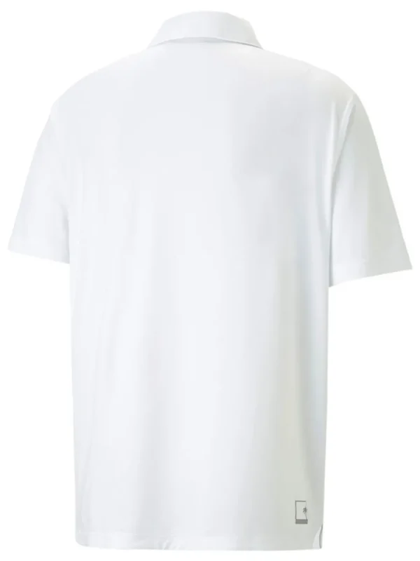 Men Puma Shirts< X Palm Tree Crew Golf Polo - Bright White