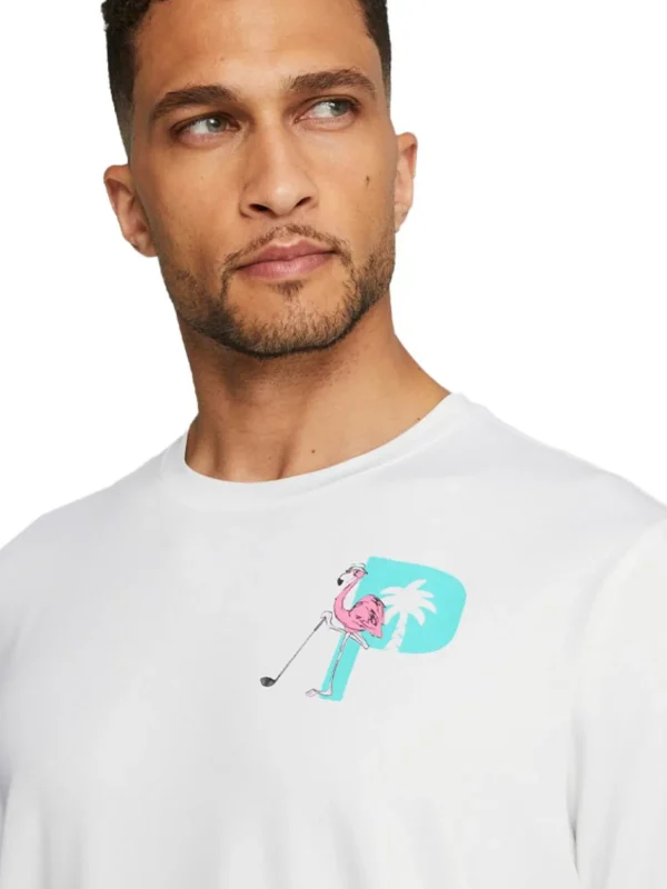 Men Puma Shirts< X Palm Tree Crew Graphic Tee - White Glow