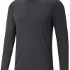 Men Puma Base Layers< Youv Long Sleeve Baselayer - Black