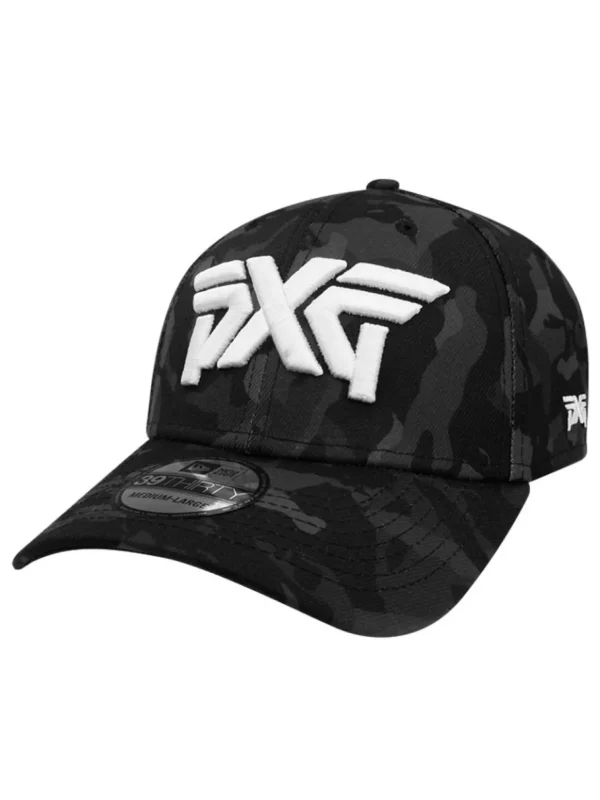 PXG Caps< Fairway Camo 39Thirty Cap - Black