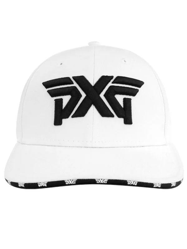 PXG Caps< 9Fifty Low Profile Repeat Logo Cap - White