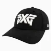 PXG Caps< 9Forty Faceted Logo Adjustable Strapback Cap - Black