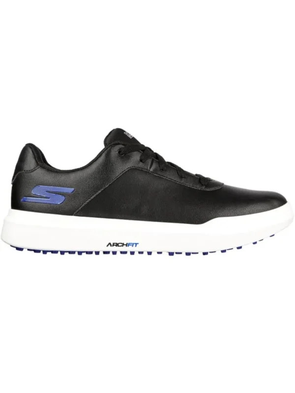 Men Skechers Mens Golf Shoes< Go Golf Drive 5 (Relaxed Fit) Golf Shoes - Black/White