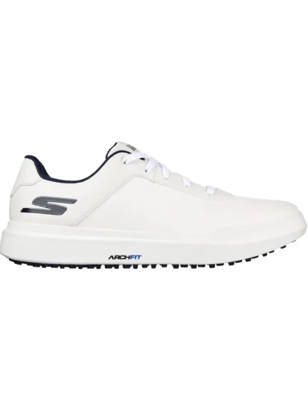 Men Skechers Mens Golf Shoes< Go Golf Drive 5 (Relaxed Fit) Golf Shoes - White/Navy