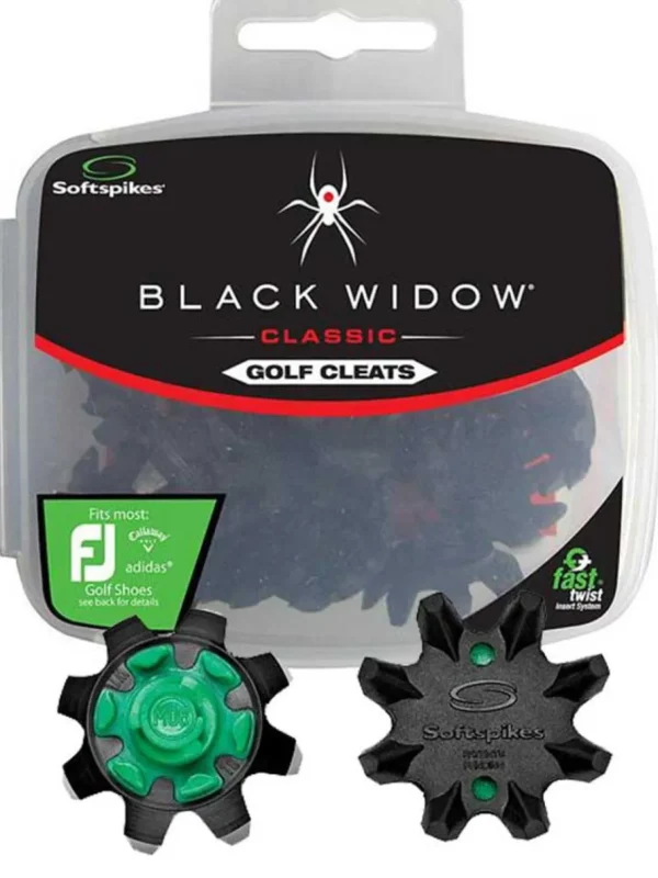 SoftSpikes Shoe Accessories< Black Widow Golf Cleats Fast Twist