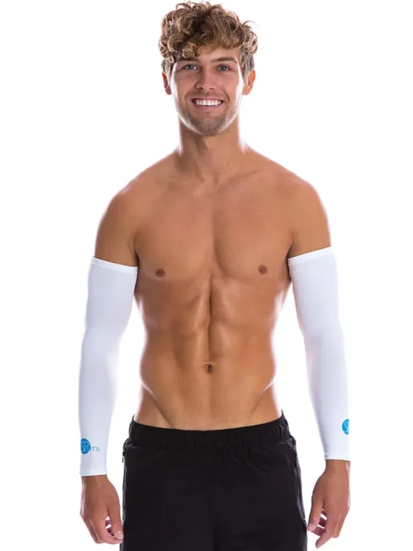 SParms Sleeves< Sun Protection Arm Sleeves - White