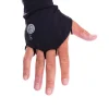 SParms Sleeves< Sun Protection Palmless Gloves - Black