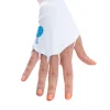 SParms Sleeves< Sun Protection Palmless Gloves - White