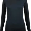 Women SParms Base Layers< Women'S Body Round Neck Sun Protection - Black