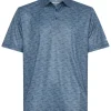 Men Sporte Leisure Shirts< Dri-Sporte Rush Mens Polo - Denim