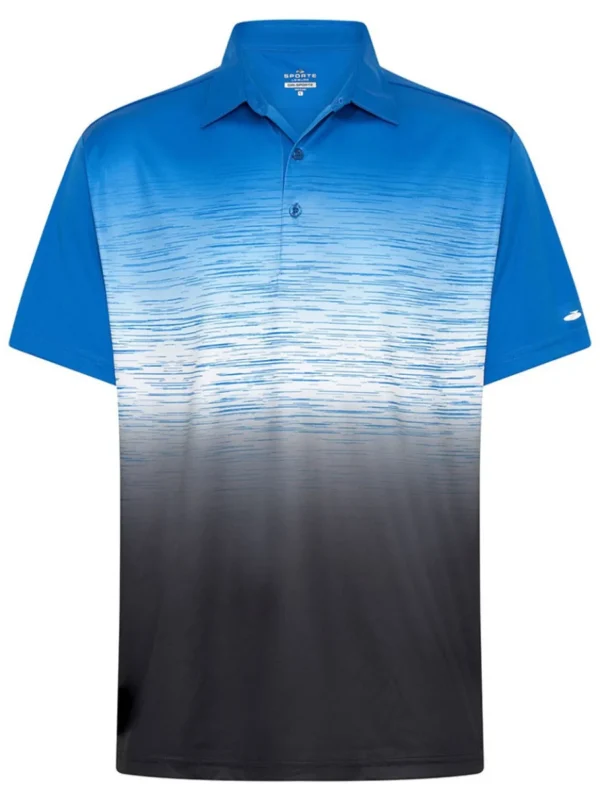 Men Sporte Leisure Shirts< Dri-Sporte Horizon Mens Polo - Pacific Blue