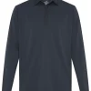 Men Sporte Leisure Shirts< Dri-Sporte Urban Mens Long Sleeve Polo - French Navy