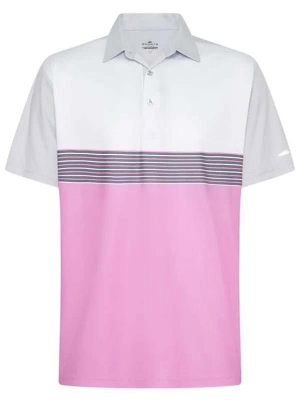 Men Sporte Leisure Shirts< Dri-Sporte Oscar Mens Polo - Vovo Pink