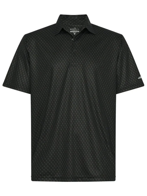 Men Sporte Leisure Shirts< Dri-Sporte Field Mens Polo - Black