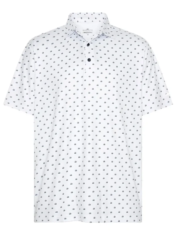 Men Sporte Leisure Shirts< Dri-Sporte Carter Mens Polo - White