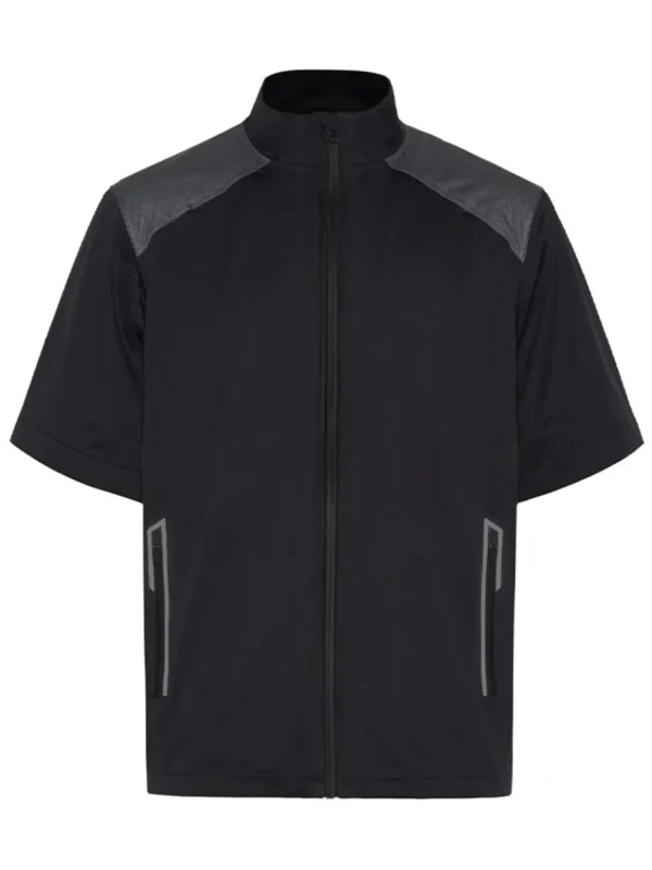 Men Sporte Leisure Wind & Rain Wear< Men'S Extreme-Tec Short Sleeve Rain Jacket - Black