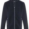 Men Sporte Leisure Jumpers< Thermotec Central Mens Channel Fleece Jacket - French Navy