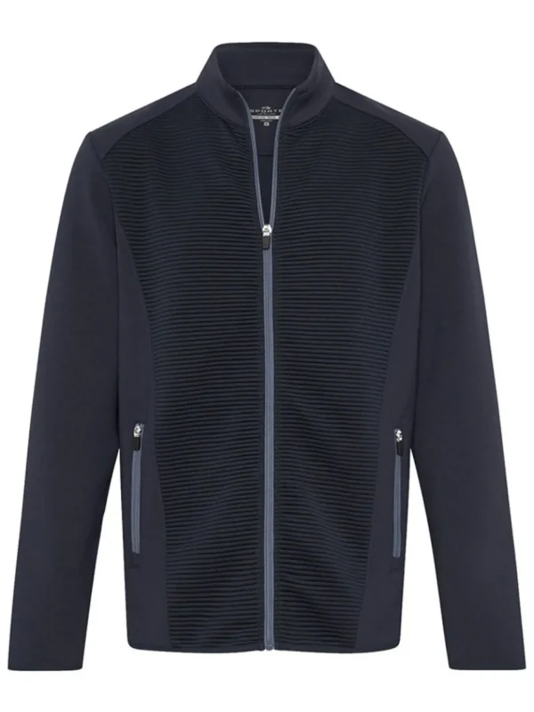 Men Sporte Leisure Jumpers< Thermotec Central Mens Channel Fleece Jacket - French Navy